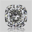 Natural Diamond 0.55 Carats, Cushion with  Cut, H Color, VS2 Clarity and Certified by GIA