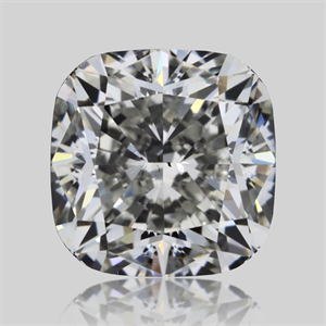 Picture of Natural Diamond 0.55 Carats, Cushion with  Cut, H Color, VS2 Clarity and Certified by GIA