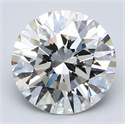 Natural Diamond 3.50 Carats, Round with Very Good Cut, I Color, VS1 Clarity and Certified by GIA