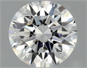 Diamante Natural 0.45 quilates, Redondo , Color F, claridad IF y certificado GIA