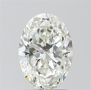 Picture of Natural Diamond 1.20 Carats, Oval with  Cut, J Color, SI1 Clarity and Certified by GIA