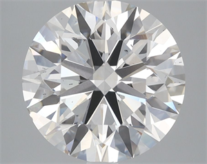 Picture of Lab Grown Diamond 3.80 Carats, Round with Ideal Cut, H Color, VS2 Clarity and Certified by IGI