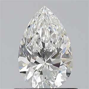 Picture of Natural Diamond 0.70 Carats, Pear with  Cut, F Color, IF Clarity and Certified by GIA