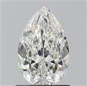 Natural Diamond 1.01 Carats, Pear with  Cut, I Color, VS2 Clarity and Certified by GIA
