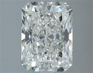 Foto Diamante Natural 2.50 quilates, Radiante , Color H, claridad SI1 y certificado GIA de