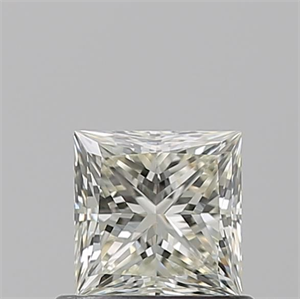 Picture of Natural Diamond 0.75 Carats, Princess with  Cut, K Color, VVS1 Clarity and Certified by GIA