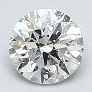 0.28 quilates, Diamante redondo color H SI1 Ideal-Cut