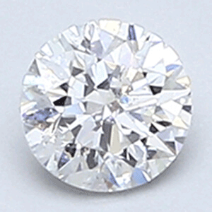 Foto Diamante redondo de 0,25 quilates, color F, claridad SI1 mejorada de