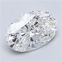 Diamante Oval de 0.33 quilates, color E, claridad VS1, muy buen corte