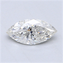 0.52 quilates,  Diamante , Color F, claridad SI2 y certificado por EGL INT 