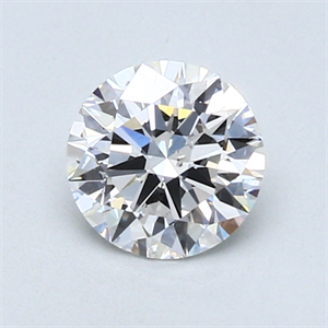 Picture of 0.76 Carats, Round Diamond with Excellent Cut, E Color, SI2 Clarity and Certified by GIA