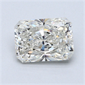 1.24 Carats, Radiant Diamond with  Cut, I Color, VS1 Clarity and Certified by GIA