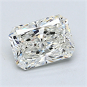 1.70 Carats, Radiant Diamond with  Cut, I Color, VS2 Clarity and Certified by GIA