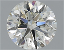 Natural Diamond 1.20 Carats, Round with Excellent Cut, J Color, VS1 Clarity and Certified by IGI
