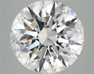 Picture of Lab Grown Diamond 5.09 Carats, Round with Ideal Cut, E Color, VVS2 Clarity and Certified by IGI