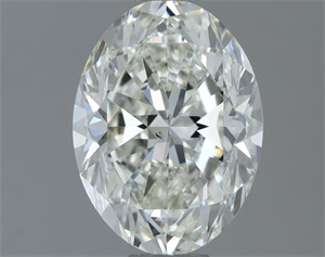 Picture of Natural Diamond 1.50 Carats, Oval with  Cut, H Color, VS2 Clarity and Certified by IGI