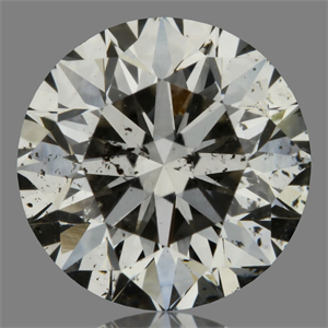 Picture of Natural Diamond 1.02 Carats, Round with Very Good Cut, I Color, SI2 Clarity and Certified by GIA