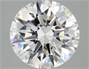 Lab Grown Diamond 3.06 Carats, Round with Ideal Cut, F Color, VVS2 Clarity and Certified by IGI