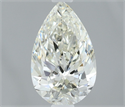 Natural Diamond 0.51 Carats, Pear with  Cut, I Color, VVS1 Clarity and Certified by IGI