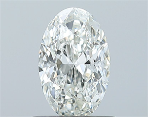 Foto Diamante Natural 0.70 quilates, Ovalado , Color H, claridad SI1 y certificado GIA de
