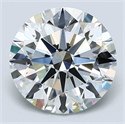 Diamante Natural 2.50 quilates, Redondo , Color H, claridad VVS1 y certificado GIA