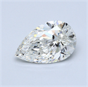 3.02 quilates, De pera Diamante , Color F, claridad SI1 y certificado por GIA