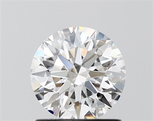 Picture of Lab Grown Diamond 1.04 Carats, Round with Ideal Cut, D Color, VVS1 Clarity and Certified by IGI