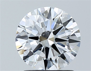 Foto Diamante Natural 1.30 quilates, Redondo , Color D, claridad VS2 y certificado GIA de