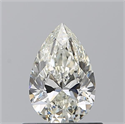 Natural Diamond 0.70 Carats, Pear with  Cut, J Color, VVS1 Clarity and Certified by GIA