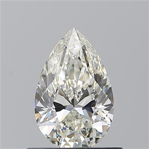 Picture of Natural Diamond 0.70 Carats, Pear with  Cut, J Color, VVS1 Clarity and Certified by GIA