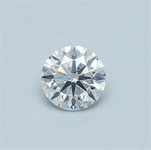 Picture of Natural Diamond 0.40 Carats, Round with Very Good Cut, E Color, SI1 Clarity and Certified by GIA