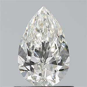 Picture of Natural Diamond 0.70 Carats, Pear with  Cut, H Color, VVS1 Clarity and Certified by GIA