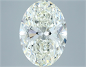 Natural Diamond 4.53 Carats, Oval with  Cut, K Color, VS2 Clarity and Certified by GIA