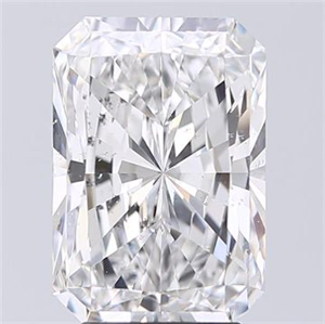 Foto Diamante Natural 3.02 quilates, Radiante , Color F, claridad SI1 y certificado GIA de