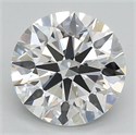 Del inventario de diamantes de laboratorio, 2.04 quilates, Redondo , Color D, claridad VS1 y certificado IGI