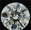 Natural Diamond 3.63 Carats, Round with Excellent Cut, J Color, IF Clarity and Certified by GIA