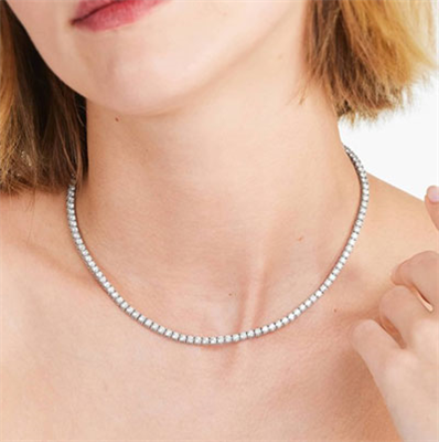 10 carats Tennis diamond necklace 