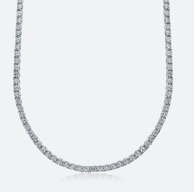 10 carats Tennis diamond necklace 