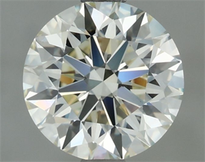 Picture of Natural Diamond 1.11 Carats, Round with Excellent Cut, N Color, VVS1 Clarity and Certified by GIA