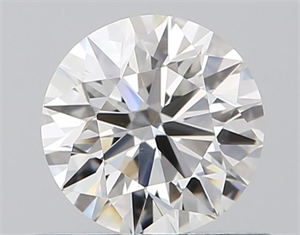 Picture of Natural Diamond 0.58 Carats, Round with Excellent Cut, G Color, VS1 Clarity and Certified by GIA