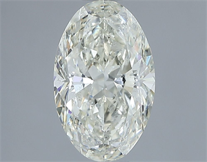 Picture of Natural Diamond 2.03 Carats, Oval with  Cut, K Color, SI2 Clarity and Certified by IGI