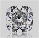 Natural Diamond 0.57 Carats, Cushion with  Cut, D Color, SI1 Clarity and Certified by GIA