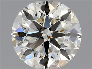 Picture of Natural Diamond 0.77 Carats, Round with Excellent Cut, J Color, SI1 Clarity and Certified by GIA