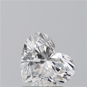 Picture of Natural Diamond 1.52 Carats, Heart with  Cut, D Color, VS2 Clarity and Certified by GIA