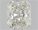 Natural Diamond 0.50 Carats, Radiant with  Cut, K Color, SI1 Clarity and Certified by GIA