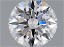 Diamante Natural 0.49 quilates, Redondo , Color D, claridad FL y certificado GIA