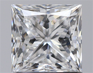Foto Diamante Natural 1.01 quilates, Princesa , Color E, claridad VVS1 y certificado GIA de