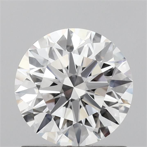 Picture of Lab Grown Diamond 1.09 Carats, Round with Ideal Cut, D Color, VVS1 Clarity and Certified by IGI