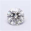 Lab Grown Diamond 1.29 Carats, Round with Ideal Cut, G Color, VVS2 Clarity and Certified by IGI
