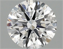 Del inventario de diamantes de laboratorio, 1.53 quilates, Redondo , Color F, claridad VVS2 y certificado IGI